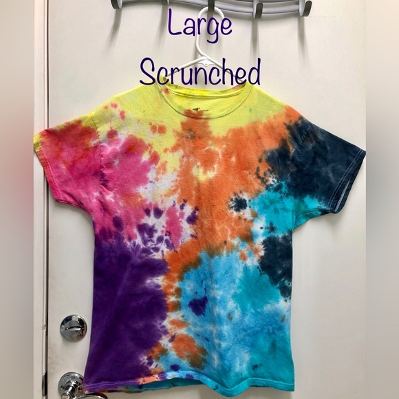 Tie dyed and Reverse (bleach) dyed shirts! #1-11 are all 2XL! 100% Cotton. - Picture 2 of 14